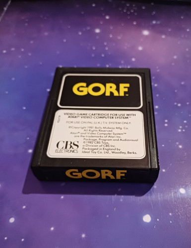Atari 2600 gorf video game - -,