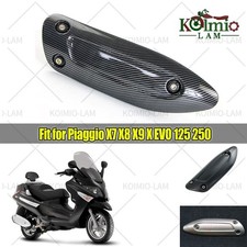 Fit Piaggio X EVO X7 X8 X9 125 200 250 Motorcycle Exhaust Pipe carbon Firber