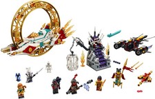Unbuilt Lego Monkie Kid : nezha s fire ring (80034) With 929 Pcs. MOC Bricks