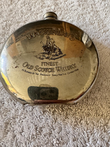 Mackinlay pewter whisky - whisky, hip