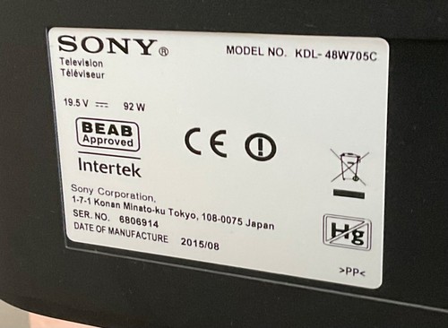 Sony kdl 48w705c 48in led - kdl-48w705c,