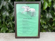 Vintage Sporting Verse Souvenirs, DESERT ORCHID, picture, 44 cm x 30.5 cm wide.