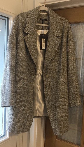 Silver grey boucle style - m&s,