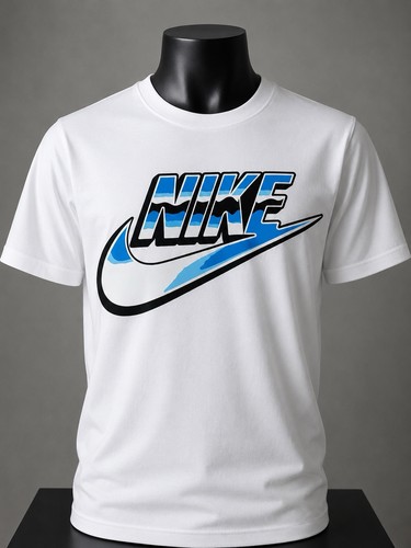 Nike men white graphic logo - men's,