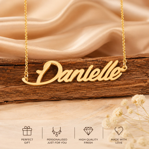 Personalised name necklace - name,
