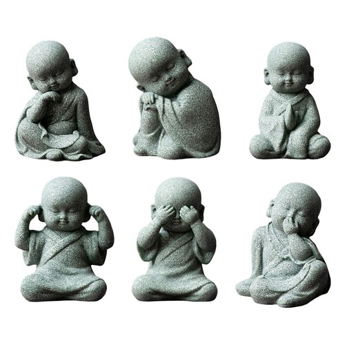 Mini monk figurine - figurine, buddha