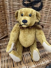 Heirloom Bears Artist Teddy Bear - Valerie Ann Lee - 24cm, Gold Chenille