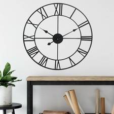 CLOCK  40CM ROMAN METAL CLOCK
