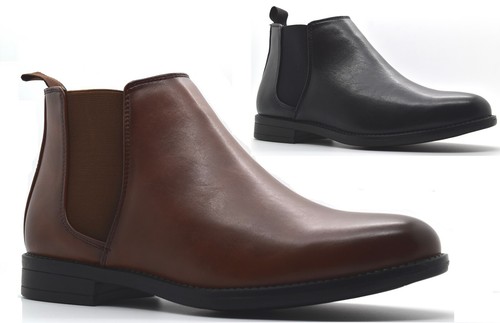 Mens chelsea work boot slip - work,