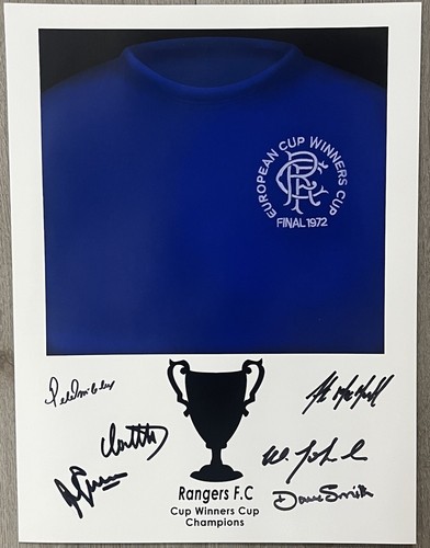 Rangers 1972 multi signed - multi,