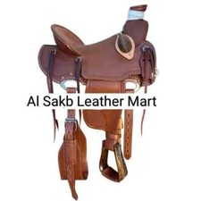 Big Horn Brown Basket Tooled