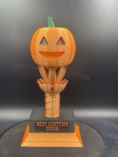 Costume party trophy - costume, trophy!