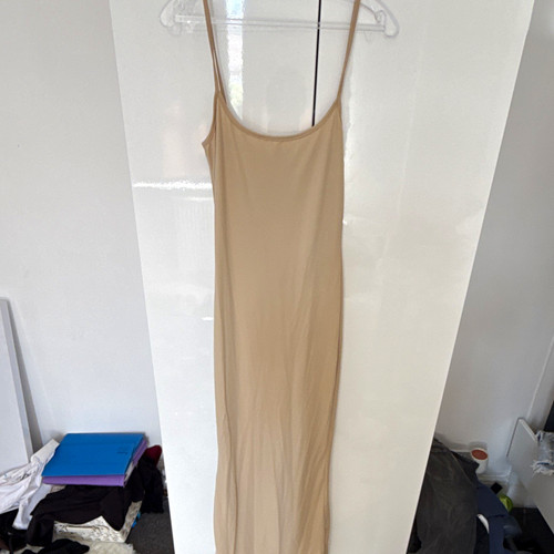Shein beige full slip - shein,