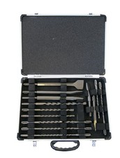 Makita D-21200 17 Piece Assorted SDS Plus Drill And Chisel Tool Set For Concrete