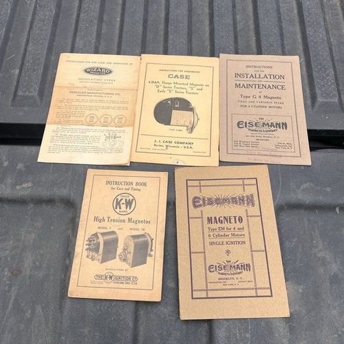 Lot magneto instruction - of, 5