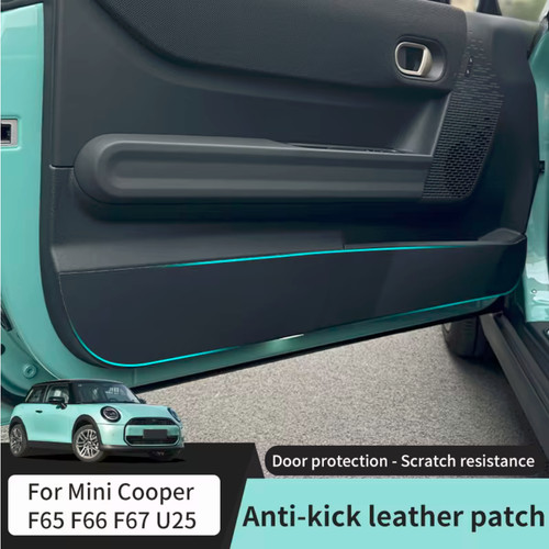 Car door anti kick - car, mat