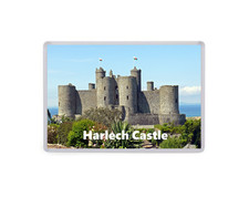 Harlech Castle Fridge Magnet Large - Wales - Souvenir Gift Tourist