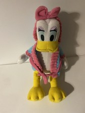 Daisy Duck Bedtime Buddies Disney Plush Soft Toy Bathrobe Mickey Mouse Clubhouse