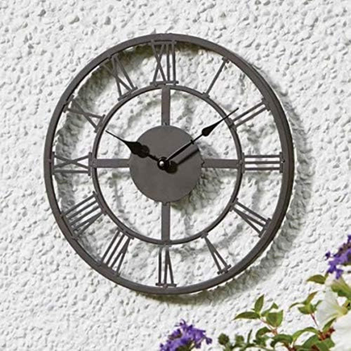 Indoor outdoor wall clock - outdoor, 13"