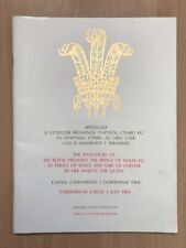 1969 Investiture Prince of Wales - King Charles - official Souvenir Programme