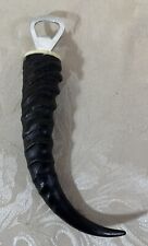 Springbok Antelope Antler - Black Bottle Opener - South Africa Horn