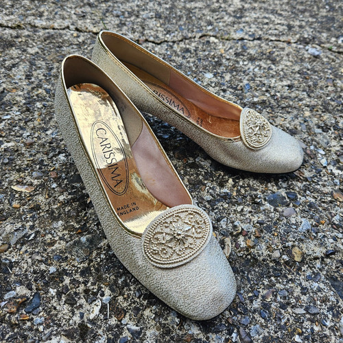 Vintage carissima gold lurex - vintage,