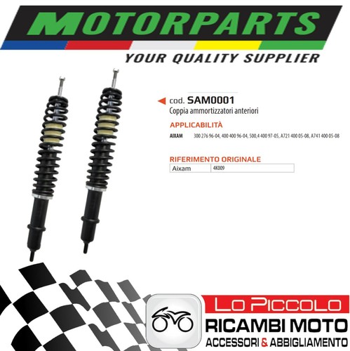Pair shock absorbers - pair,