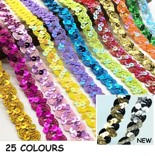 Colours sequin swirl - colours,