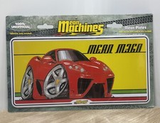 Mean Machines Mean Plates Car