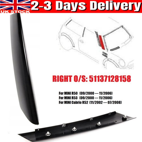 Pillar molding black - pillar,