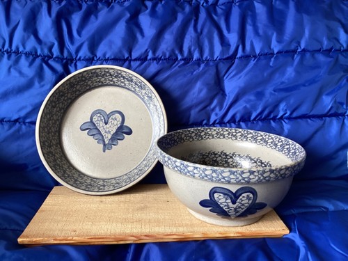 Vtg 1991 salt - salt, stoneware