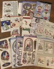 Christmas topper / background card paper bundle winner scenes - Hunkydory Kanban