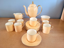 Beautiful Vintage Wedgwood Fine Bone China 19 Piece Coffee Set #5155 - Perfect.
