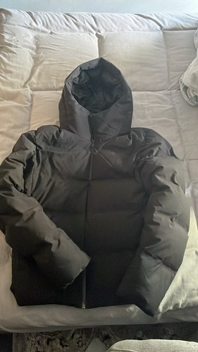 Men uniqlo black hooded - men's,