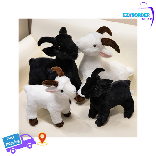 30cm black white goat - 18/30cm,