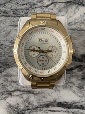 D&G Dolce & Gabbana Men's Chronographic Watch  Tri-Face