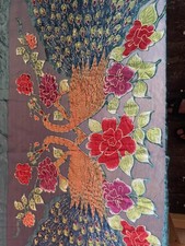 Silk Velvet Devoré Beaded