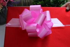 5 Baby Pink Pull Bows 30 mm