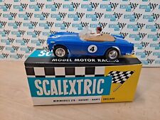 SCALEXTRIC C84 TRIUMPH TR4  NO4 TOTALLY REBUILT IN RE PRO BOX SUPERB CONDITION