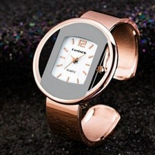 Women's Wrist Watch Round Cuff