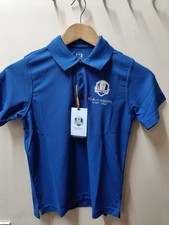 2023 Ryder Cup Official Royal Blue Youth Polo Shirt Brand New RRP £35 FREE P&P