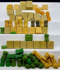 Playmobil Farm Hay Bale Straw Bundle Wheat Sheaves 72 Pieces GREAT LOT vintage