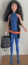 Beautiful & Unusual Dark Haired Barbie Dolls With 2 Lovely Looks + Bag & Boots.