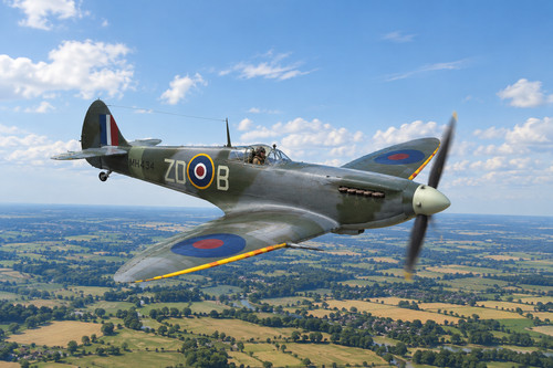 Spitfire aircraft canvas - aircraft,