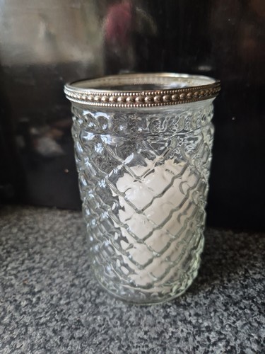 Glass candle holder - glass,