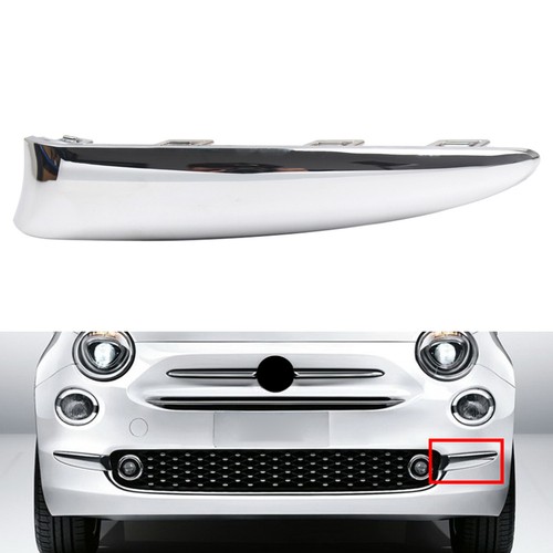 Left front bumper side chrome - front,