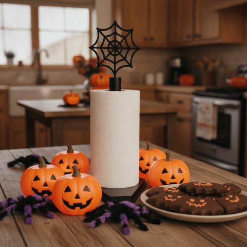 Halloween bat paper towel - halloween,