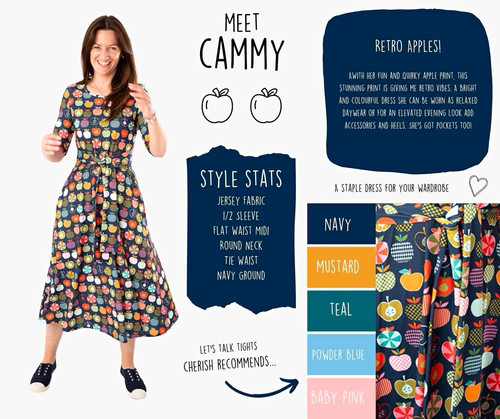 Popsy cammy midi dress - “cammy”,