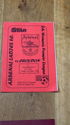 1998 arsenal ladies v - 1998/99,