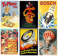 VINTAGE ADVERTISING POSTERS WALL ART PRINTS A2 / A3 / A4